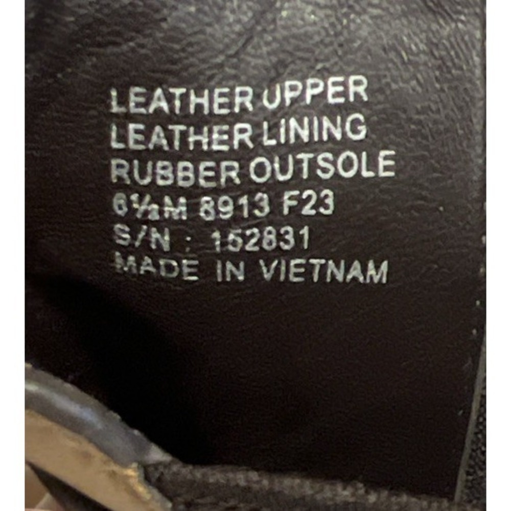 TORY BURCH Double T Chelsea Flat Leather Bootie Tan Women's Size 6.5 - Picture 8 of 9
